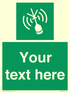 Custom sign safe condition Emergency position beacon